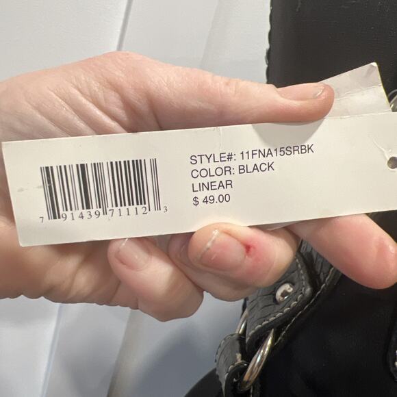 NWT Linear Handbag, Purse, Black Vintage medium - Picture 4 of 12